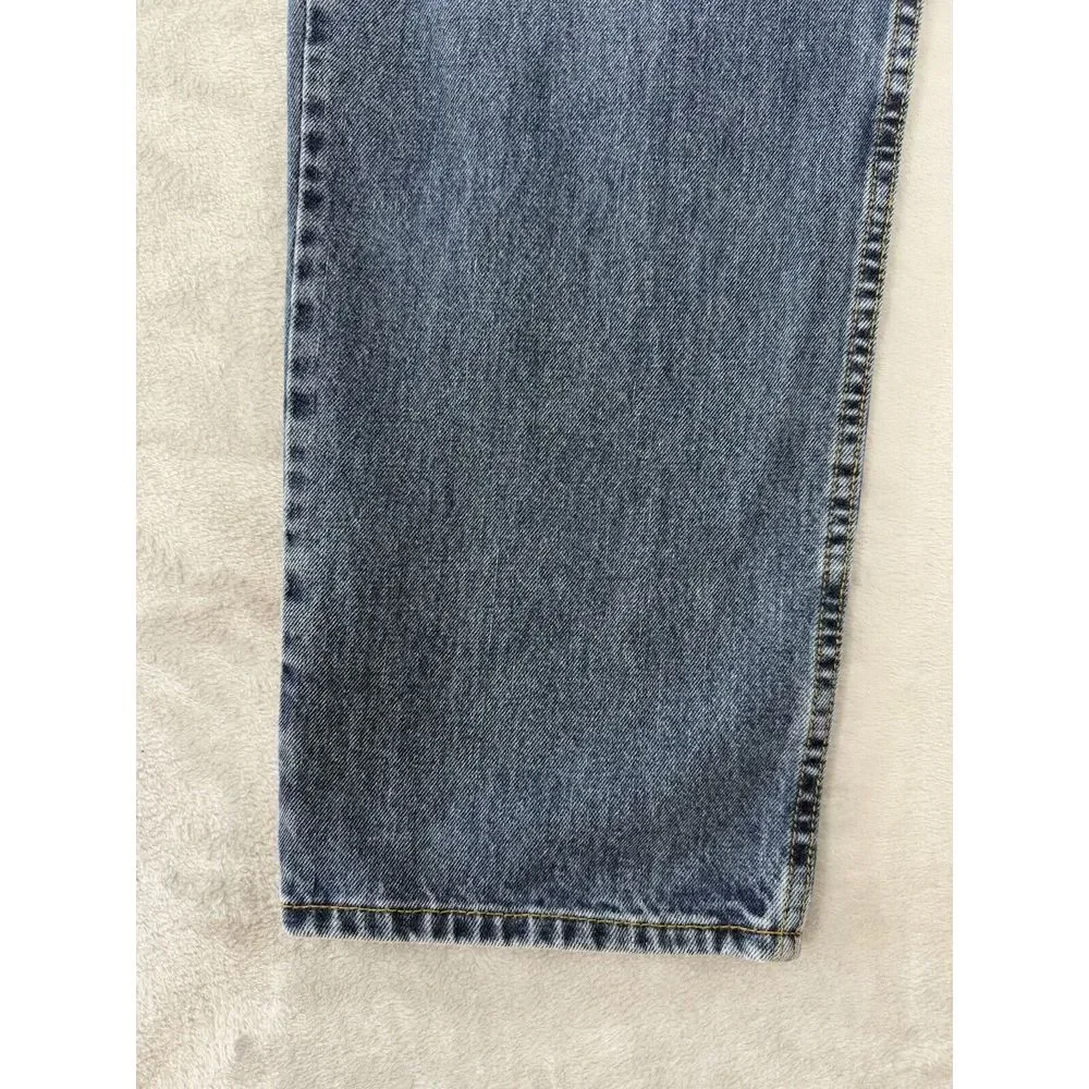 Levis 550 Jeans Mens 38x32‎ Blue Denim Relaxed Fit Straight Leg